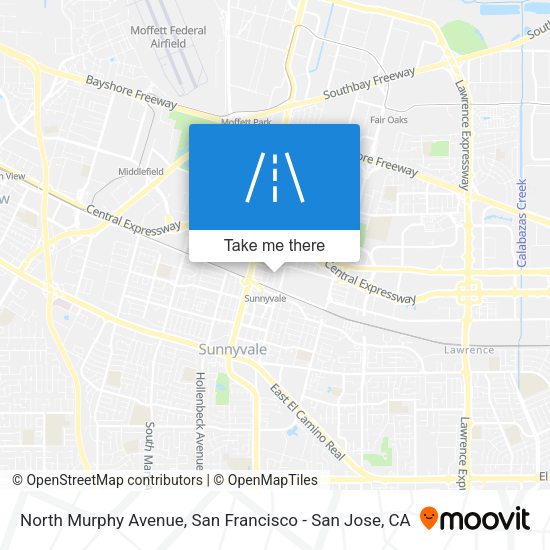 North Murphy Avenue map