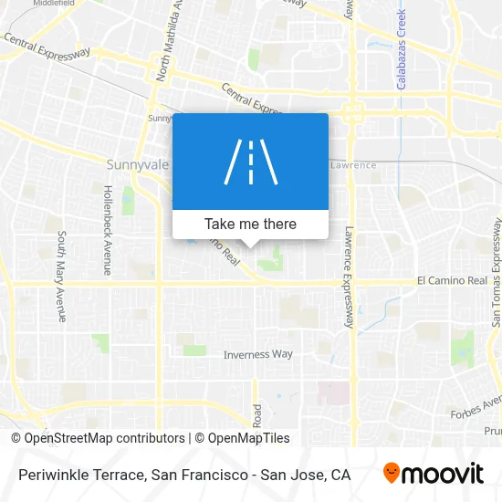 Periwinkle Terrace map