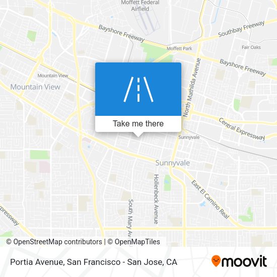 Mapa de Portia Avenue