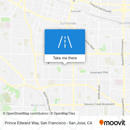 Mapa de Prince Edward Way
