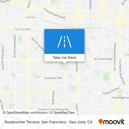 Roadrunner Terrace map
