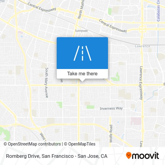 Mapa de Romberg Drive