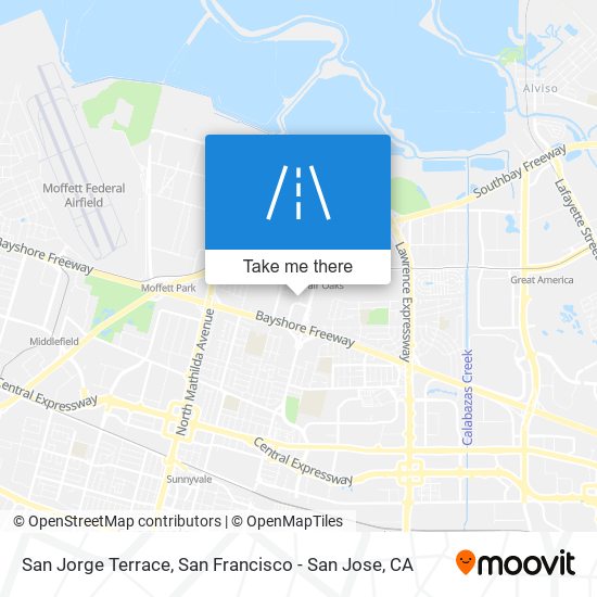 San Jorge Terrace map