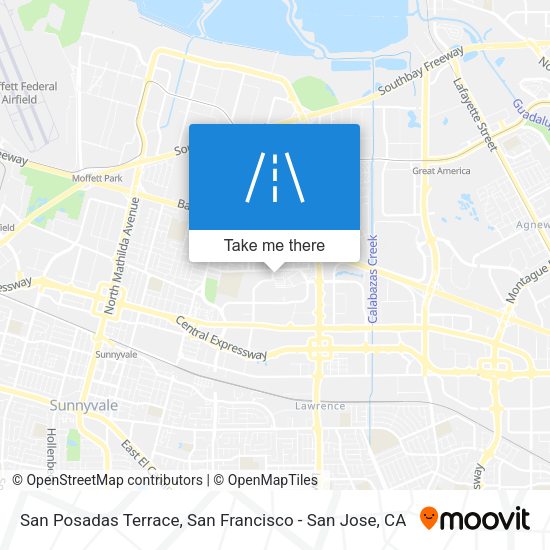 San Posadas Terrace map