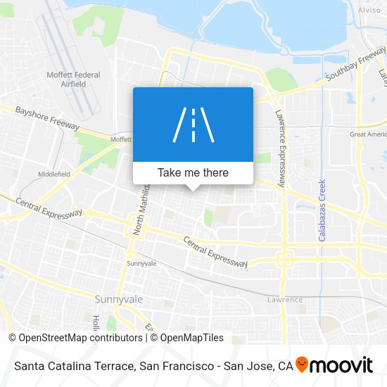 Santa Catalina Terrace map