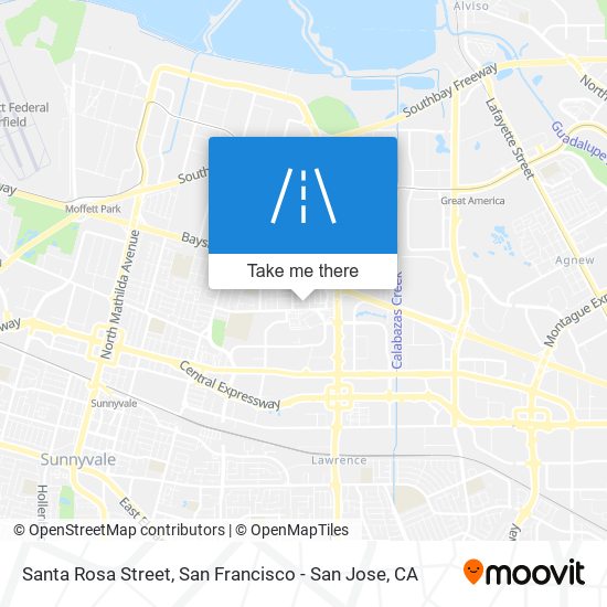Mapa de Santa Rosa Street