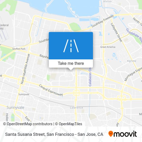 Santa Susana Street map