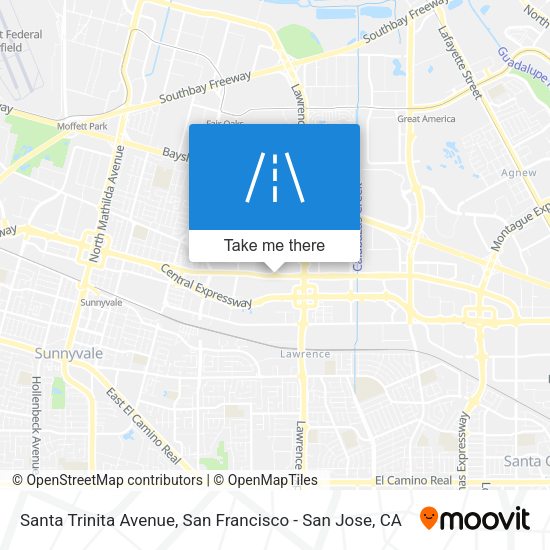 Mapa de Santa Trinita Avenue