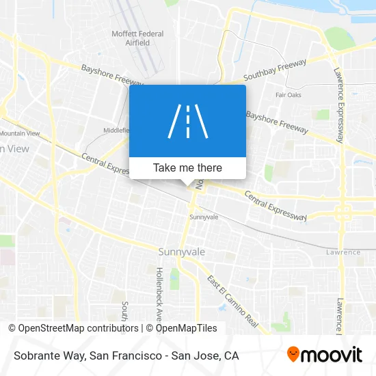 Sobrante Way map