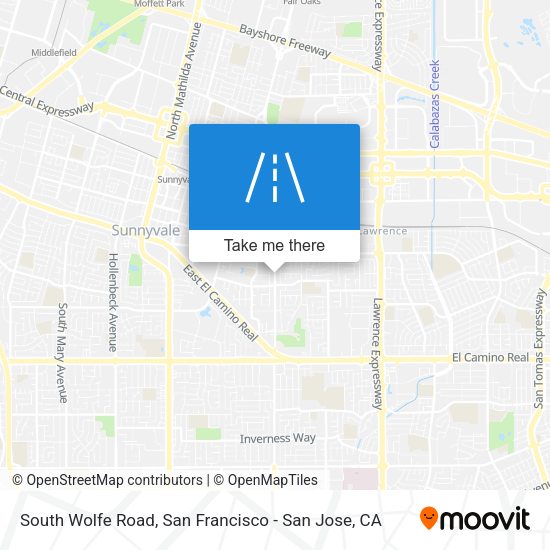 Mapa de South Wolfe Road