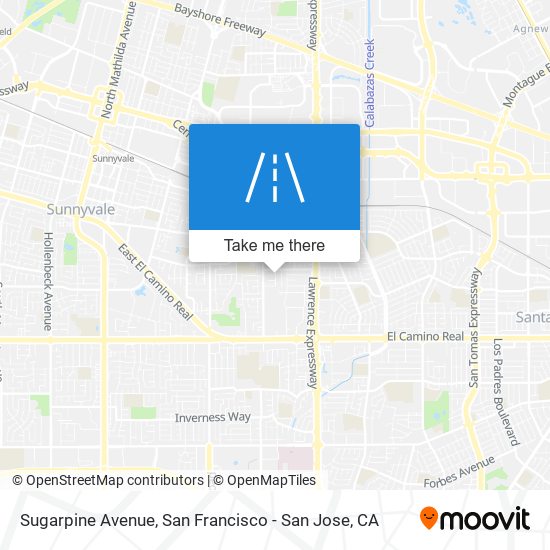 Sugarpine Avenue map