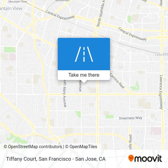 Mapa de Tiffany Court