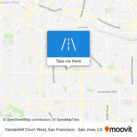 Vanderbilt Court West map