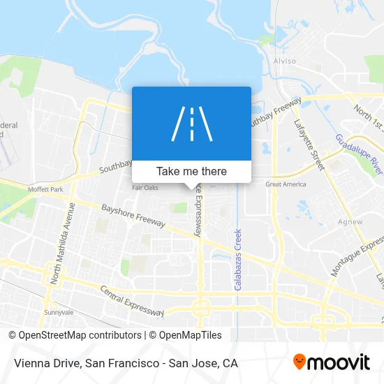 Vienna Drive map