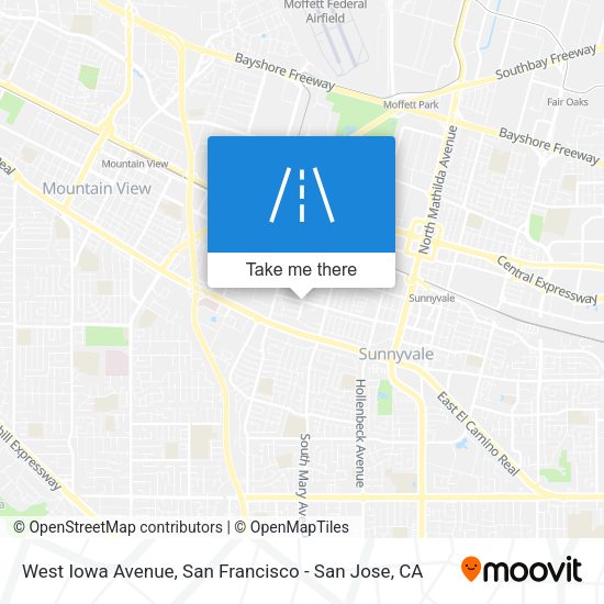 Mapa de West Iowa Avenue