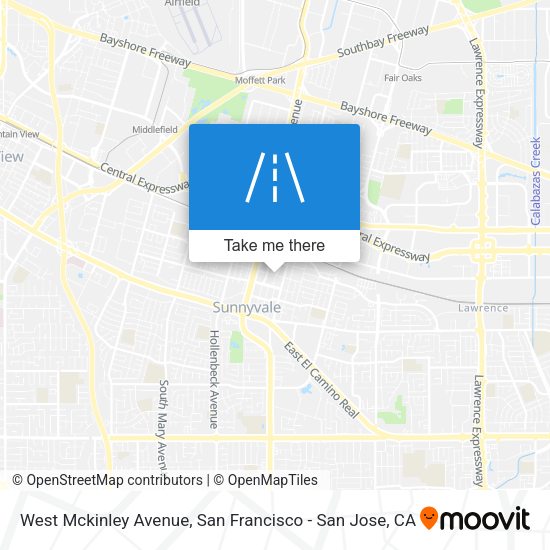 West Mckinley Avenue map