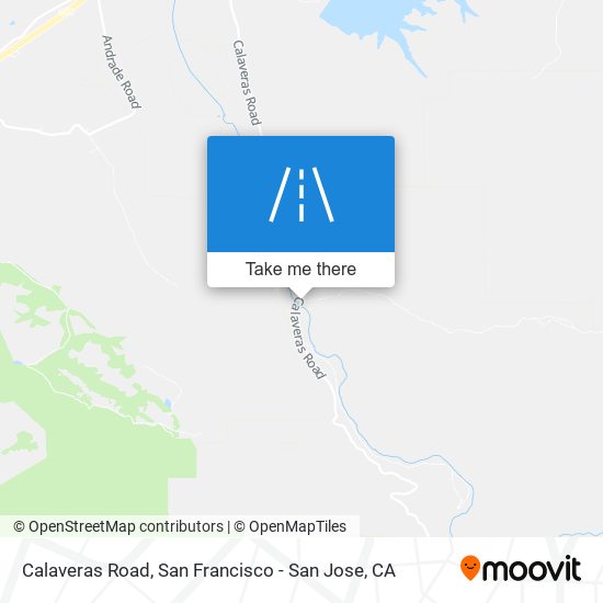 Calaveras Road map