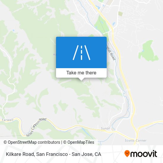 Mapa de Kilkare Road