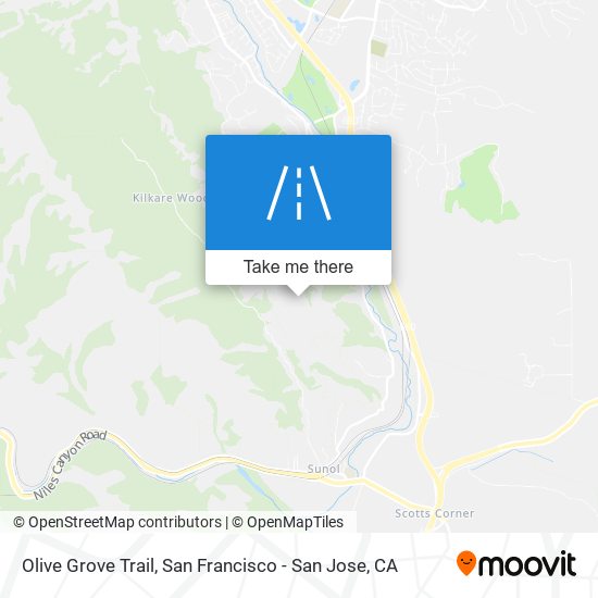 Olive Grove Trail map