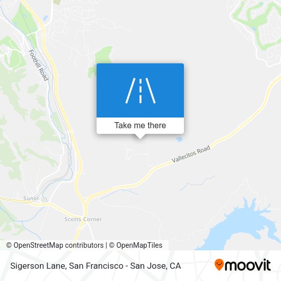 Sigerson Lane map