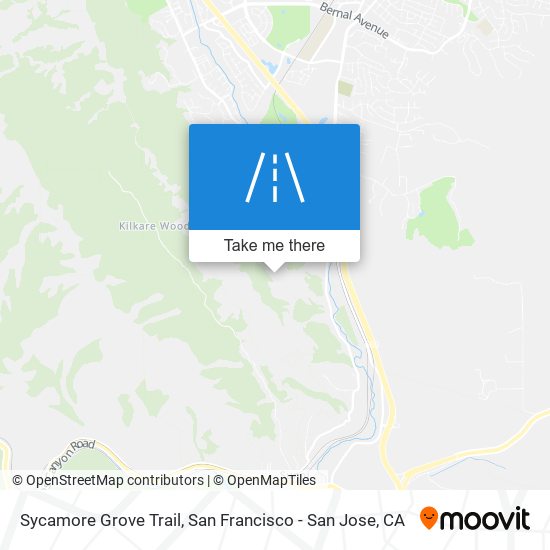 Mapa de Sycamore Grove Trail