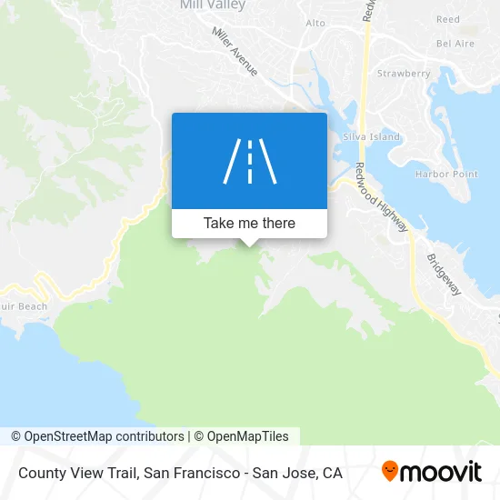 County View Trail map