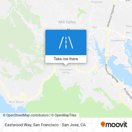 Mapa de Eastwood Way