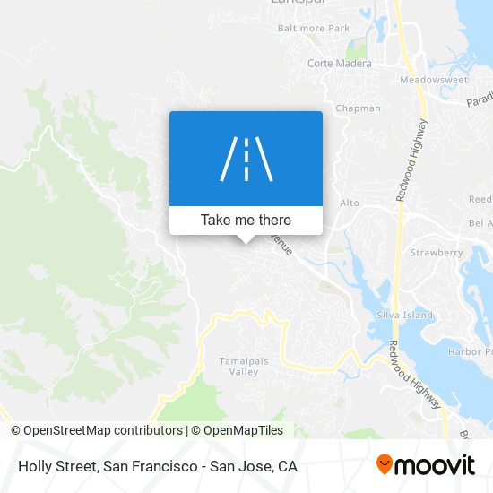 Mapa de Holly Street