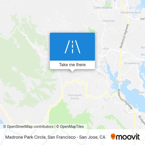 Madrone Park Circle map
