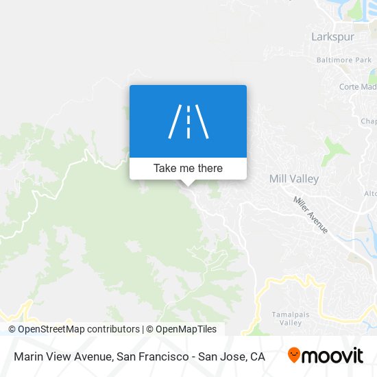 Mapa de Marin View Avenue