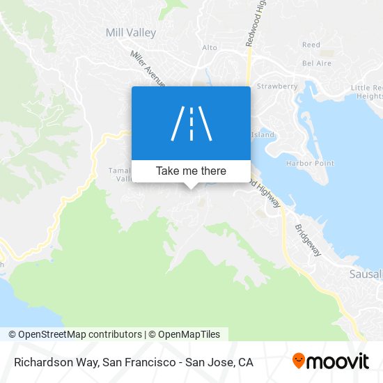 Richardson Way map