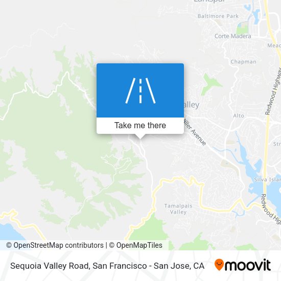 Sequoia Valley Road map
