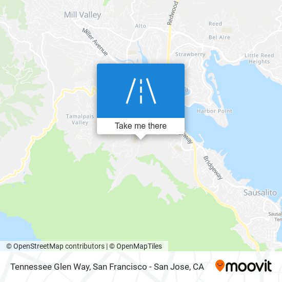 Tennessee Glen Way map