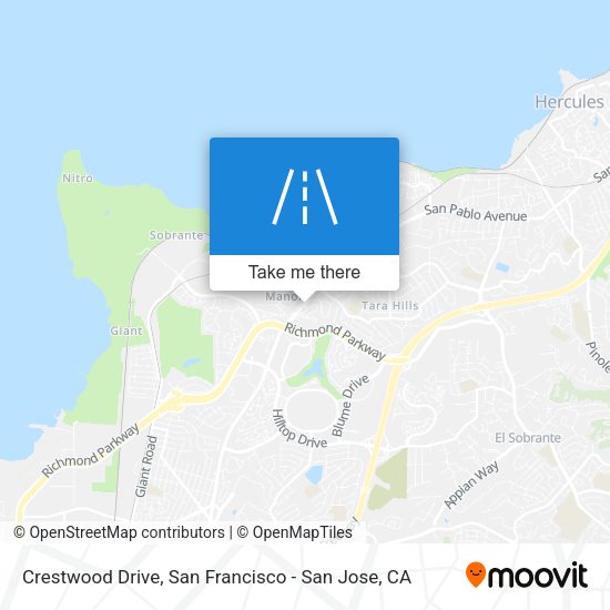 Mapa de Crestwood Drive