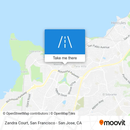 Zandra Court map