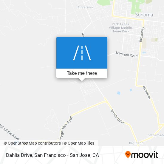 Dahlia Drive map