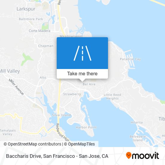 Baccharis Drive map