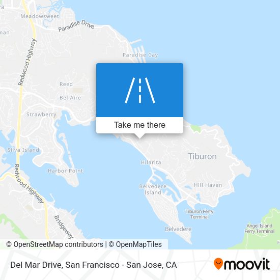 Mapa de Del Mar Drive