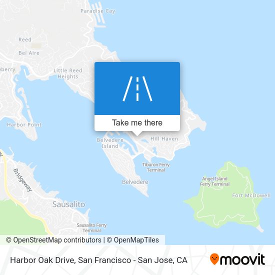 Mapa de Harbor Oak Drive