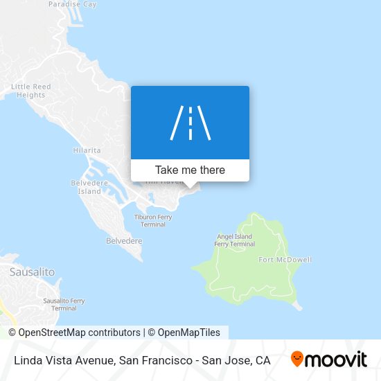 Linda Vista Avenue map