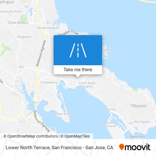 Mapa de Lower North Terrace