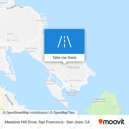 Mapa de Meadow Hill Drive