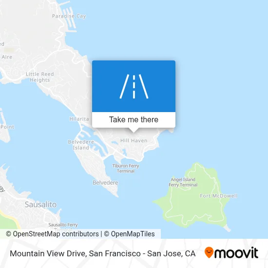 Mountain View Drive map