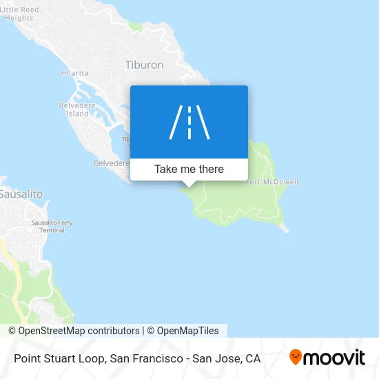 Point Stuart Loop map