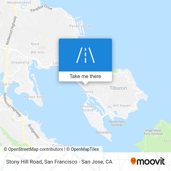 Mapa de Stony Hill Road