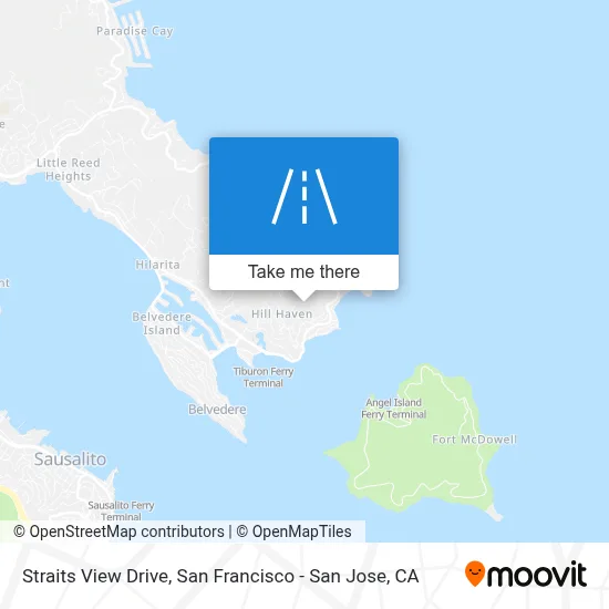 Straits View Drive map