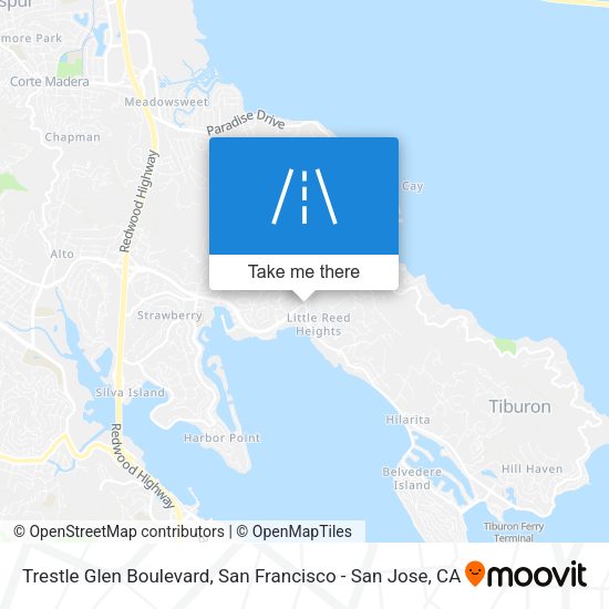 Trestle Glen Boulevard map