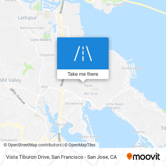 Mapa de Vista Tiburon Drive