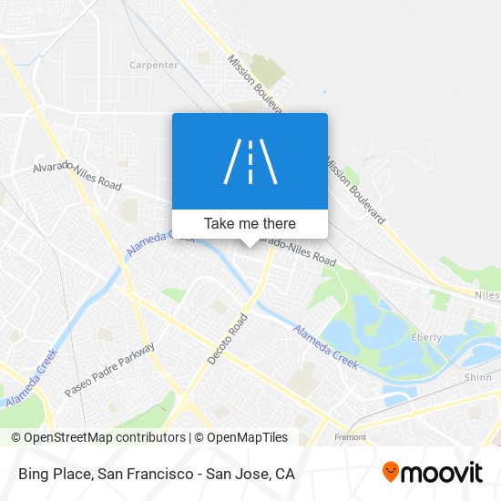 Mapa de Bing Place