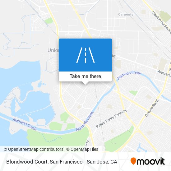 Blondwood Court map